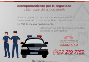 PONEN MARCHA PROGRAMA ACOMPAÑAMIENTO POR LA SEGURIDAD Y BIENESTAR DE LAS Y LOS ZACATECANOS