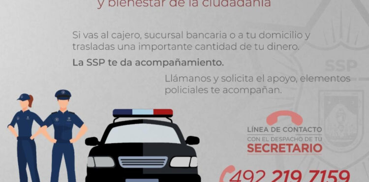 PONEN MARCHA PROGRAMA ACOMPAÑAMIENTO POR LA SEGURIDAD Y BIENESTAR DE LAS Y LOS ZACATECANOS