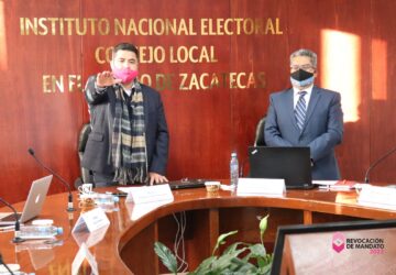 SE INSTALA EL CONSEJO LOCAL DEL INE EN ZACATECAS PARA EL PROCESO DE REVOCACIÓN DE MANDATO