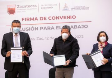 FIRMAN CONVENIO DE “CAPACITACIÓN DE PERSONAS CON DISCAPACIDAD PARA LA INCLUSIÓN EN EL MERCADO LABORAL”.