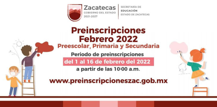 ESTE MARTES 1 DE FEBRERO INICIAN PREINSCRIPCIONES PARA EDUCACIÓN BÁSICA