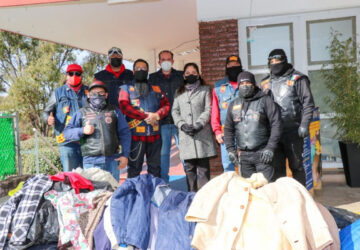 CONCILIO DE MOTO CLUBS UNIDOS DE ZACATECAS ENTREGÓ DONATIVO DE ROPA INVERNAL A SEDIF