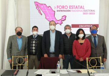 INE REALIZA EL FORO ESTATAL SOBRE DISTRITACIÓN ELECTORAL EN ZACATECAS