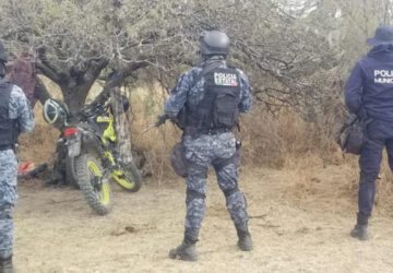 DESTRUYEN SSP Y POLICÍA MUNICIPAL CAMPAMENTO UTILIZADO POR UN GRUPO DELINCUENCIAL EN OJOCALIENTE