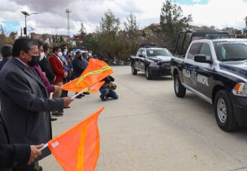 Entrega Gobierno del Estado de Zacatecas equipo y vehículos a corporaciones policiales y municipios zacatecanos