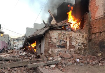 EXPLOTA CASA EN CALLE 2 DE MAYO DE LA CIUDAD DE ZACATECAS