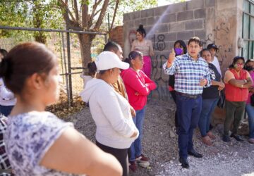 ENTREGA JORGE MIRANDA OBRA DE DRENAJE  EN LA COLONIA CARLOS HINOJOSA PETIT