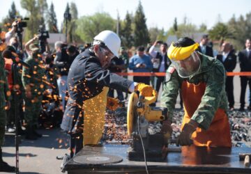 ENCABEZA GOBERNADOR DESTRUCCIÓN DE ARSENAL EN LA DECIMOPRIMERA ZONA MILITAR