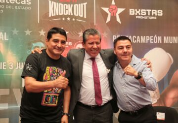 GOBERNADOR REFRENDA SU RESPALDO AL DEPORTE Y ANUNCIA PELEA DE BOX EN ZACATECAS ENTRE EL TRAVIESO ARCE Y EL TERRIBLE MORALES