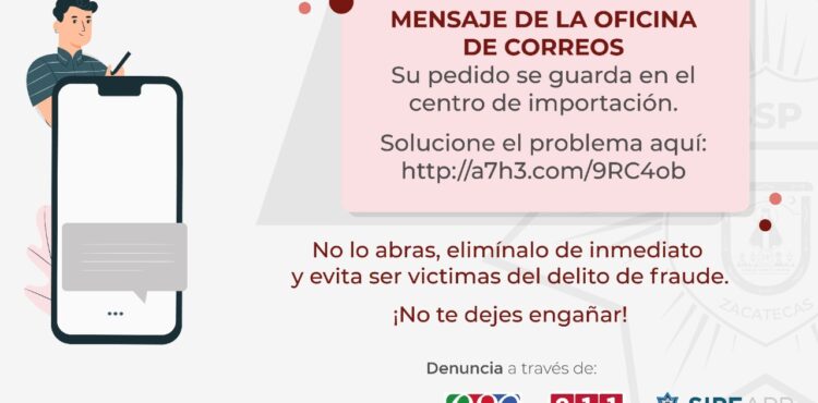 ADVIERTE SSP SOBRE MODALIDAD DE FRAUDE