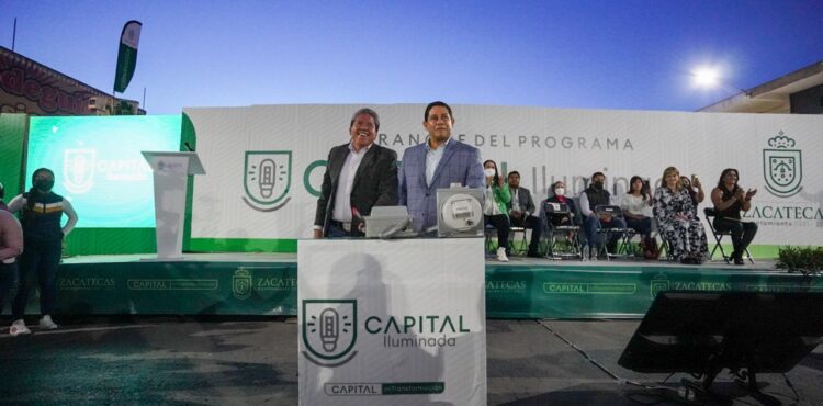 CONVIERTE JORGE MIRANDA A ZACATECAS EN UNA ‘CAPITAL ILUMINADA’ CON HISTÓRICO PROYECTO