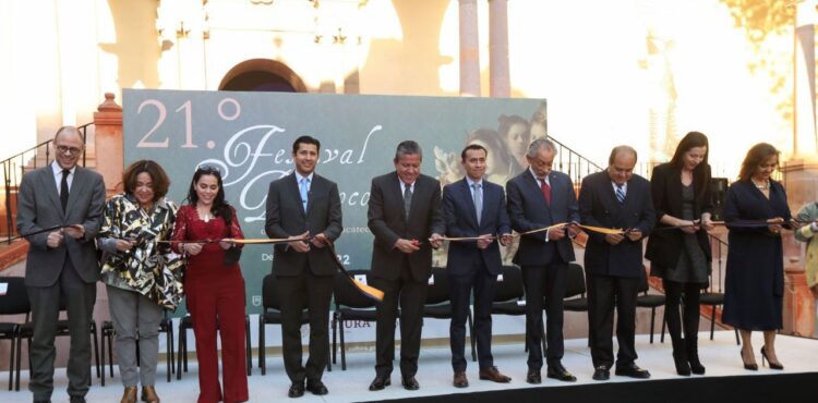 INAUGURA GOBERNADOR DAVID MONREAL LA EDICIÓN 21 DEL FESTIVAL BARROCO, EN EL PUEBLO MÁGICO DE GUADALUPE, ZACATECAS