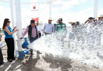 MÁS DE 6 MIL HABITANTES DE CAÑITAS DE FELIPE PESCADOR AHORA DISPONEN DE AGUA POTABLE: GOBERNADOR DAVID MONREAL