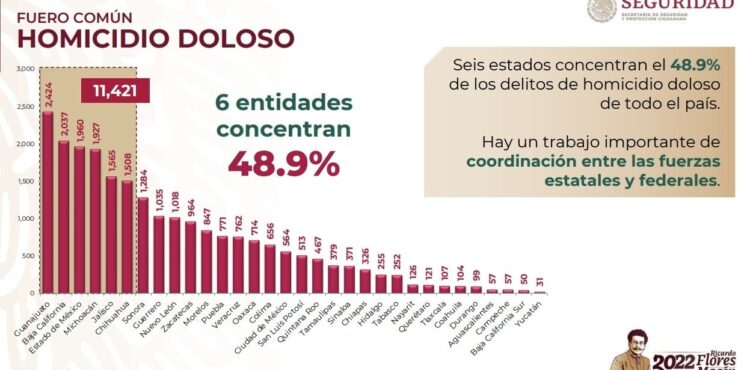 DISMINUYE EN ZACATECAS EL DELITO DE HOMICIDIO DOLOSO 28.5% DURANTE LOS PRIMEROS NUEVE MESES DEL AÑO; LA PERCEPCIÓN CIUDADANA SIGUE ALTA