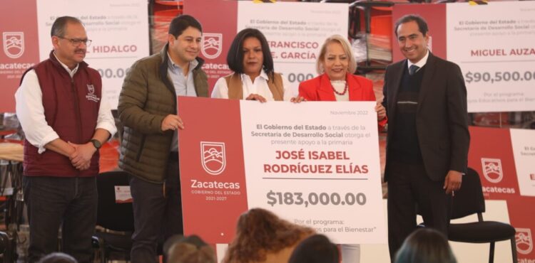 MEJORA GOBIERNO DE ZACATECAS CONDICIONES EDUCATIVAS DE MÁS DE 35 MIL NIÑAS Y NIÑOS