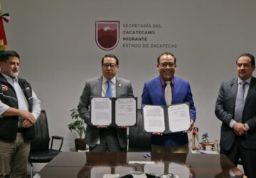 FIRMAN CONVENIO DE COLABORACIÓN IEEZ Y SEZAMI