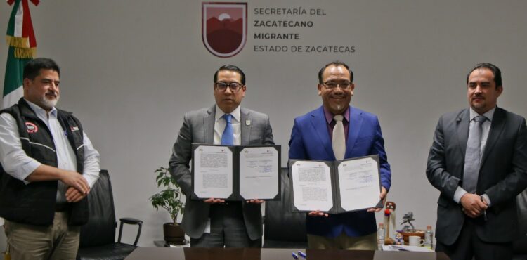 FIRMAN CONVENIO DE COLABORACIÓN IEEZ Y SEZAMI