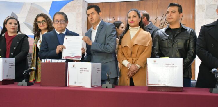 LXIV LEGISLATURA RECIBE PROYECTO DE PAQUETE ECONÓMICO 2024