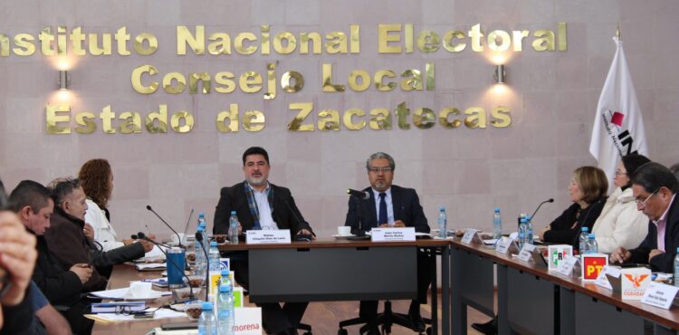 SESIONA CONSEJO LOCAL DEL INE EN ZACATECAS Y CONOCE SOBRE AVANCES EN PREPARATIVOS DE LA ELECCIÓN 2024